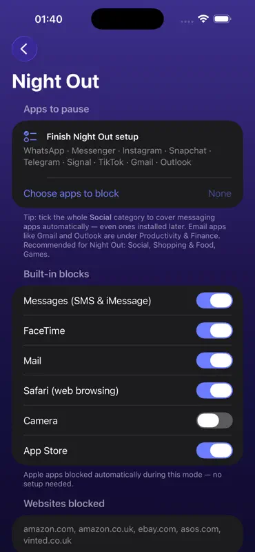 Offgrid: App Blocker & Focus screenshot 2 of 6