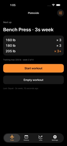 Plateside: Strength Log screenshot 3