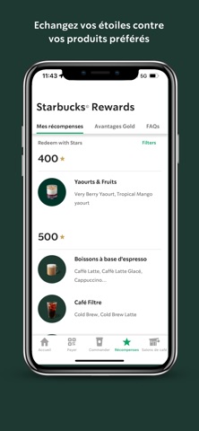 Starbucks France iPhone screenshot 3