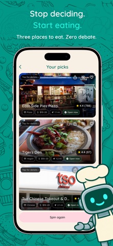 NomBot: Food Decider Screenshot 1 of 6