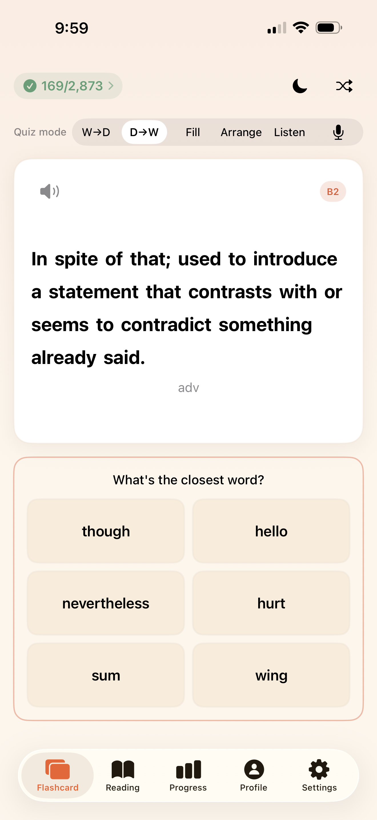 VocabCard – CEFR English