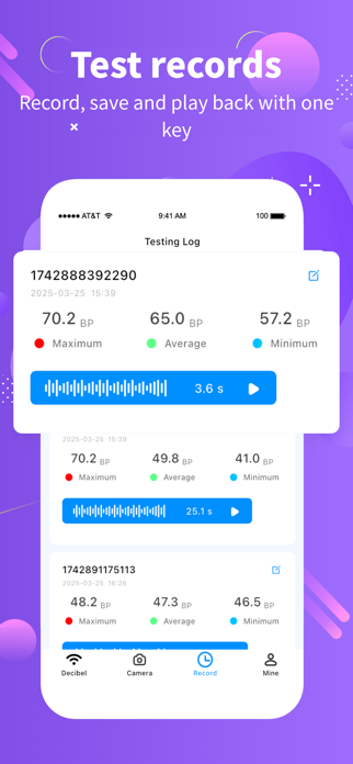 Decibel meter test Screenshot 3 of 3