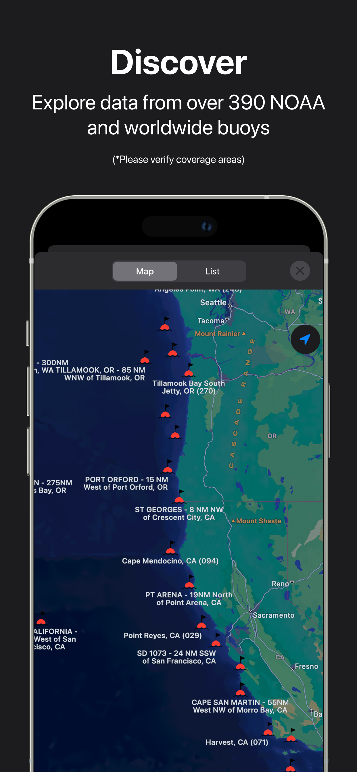 Surf Report Buoys by Buoywatch