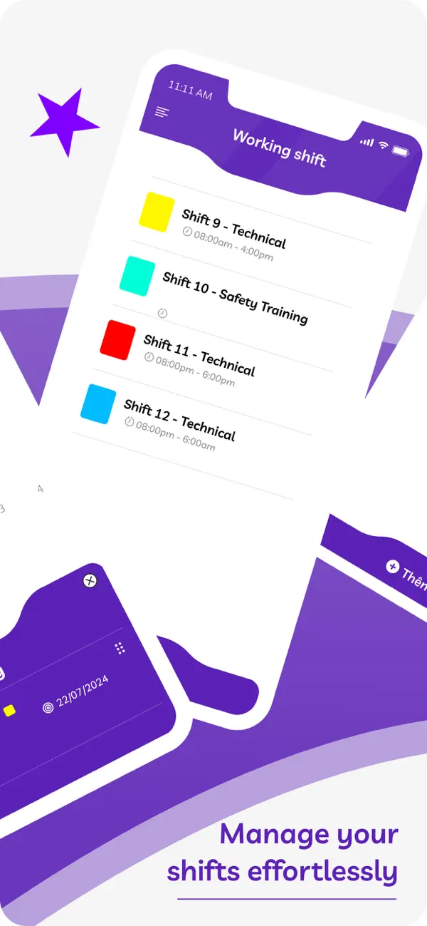 Screenshot #3 pour ShiftCal: Shift Schedule Maker