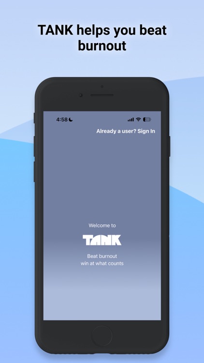 TANK: Burnout Coach + Journal