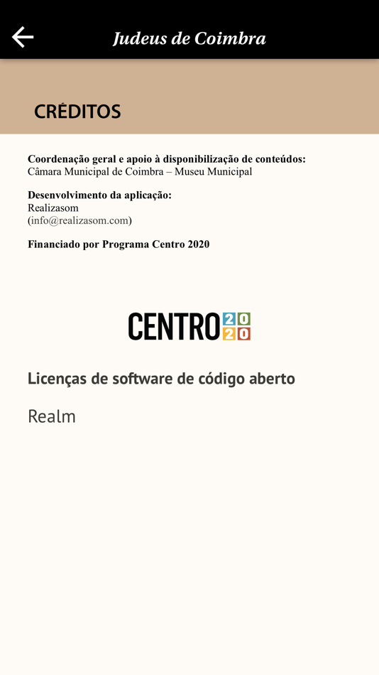 #9. Museu Judeus de Coimbra (iOS) 由: REALIZASOM