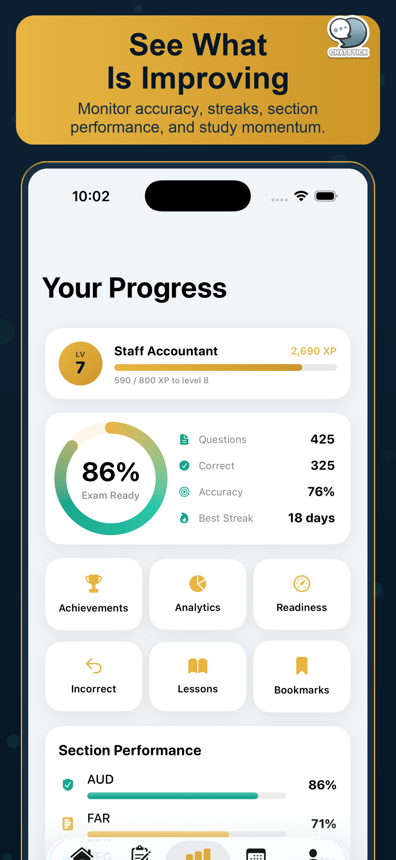 CPA Ledger Exam Prep by CS screenshot 7