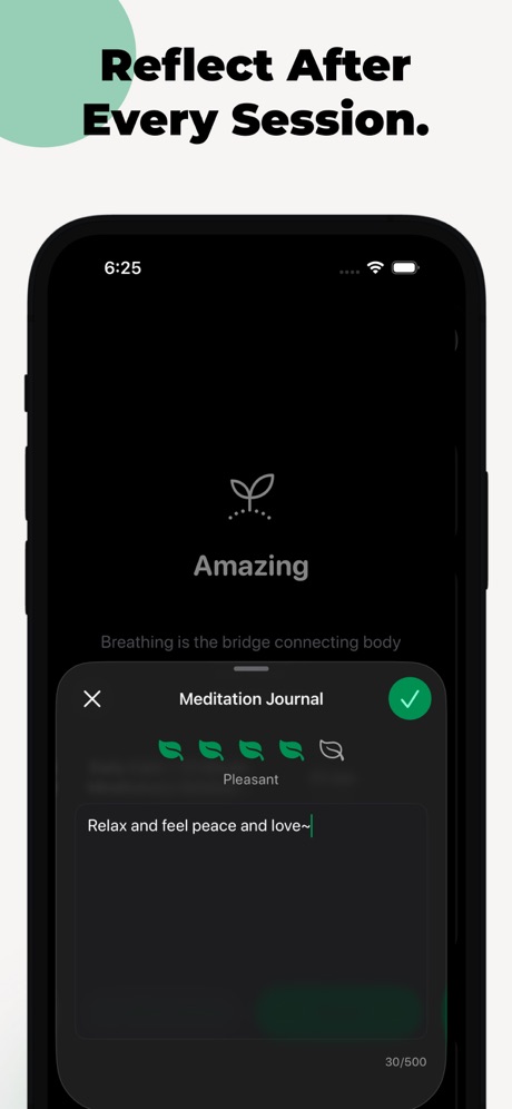 MeditationPal App Store screenshot 4 of 6
