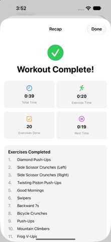 Bodyweight WorkoutRandomizer Screenshot 8 of 8