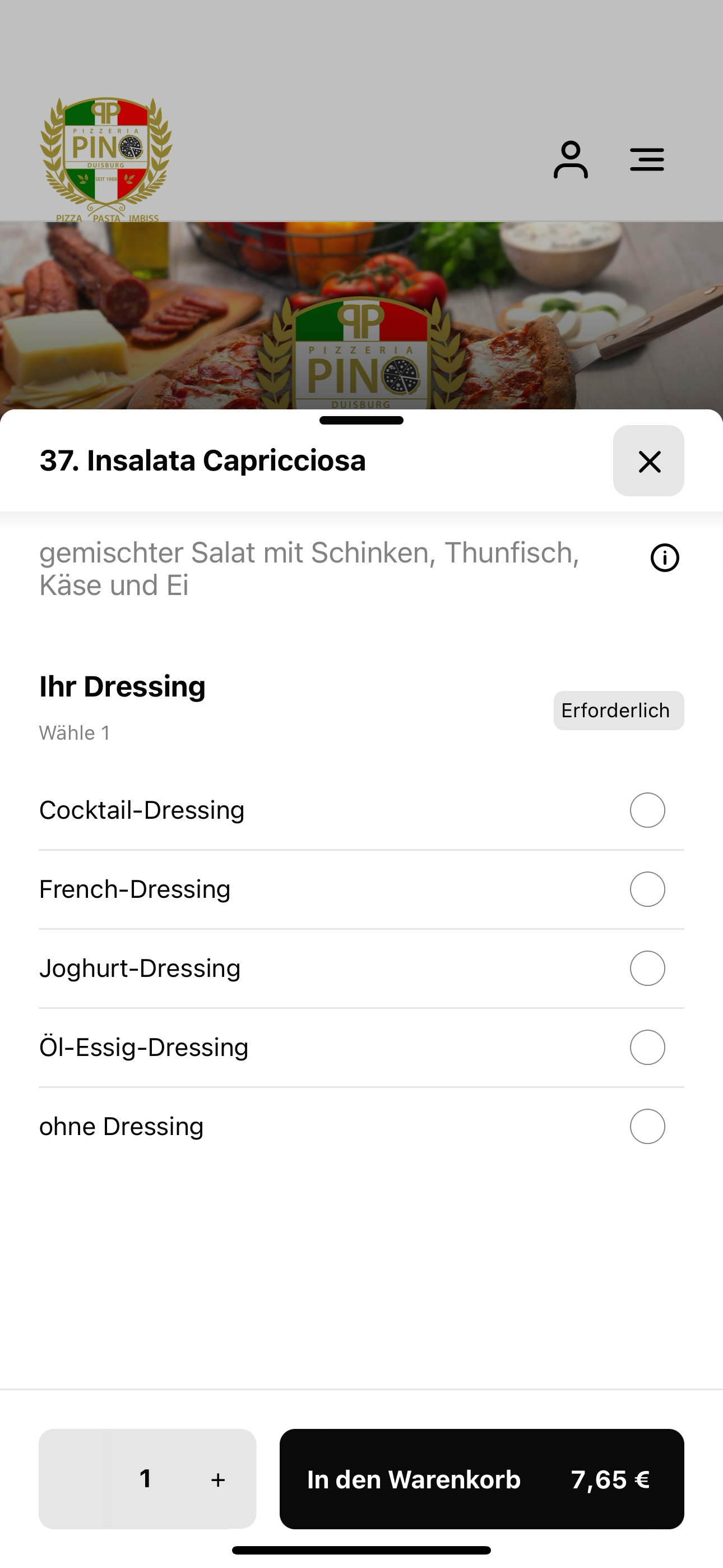 Pizzeria Pino Duisburg