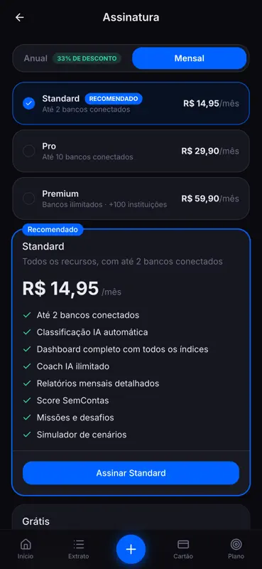 SemContas - Plano Financeiro screenshot 2 of 5