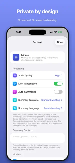 Minute – Meeting Notes screenshot 4