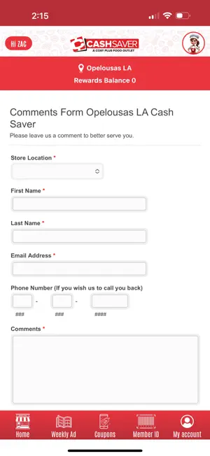 Opelousas Cash Saver screenshot 1