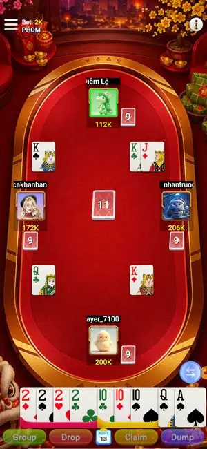 Victory Eight - Tien Len screenshot 1