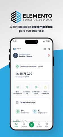 Elemento Contabilidade Digital screenshot