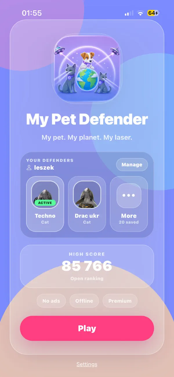 Screenshot #1 pour My Pet Defender