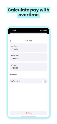 Timesheet Hours Tracker screenshot