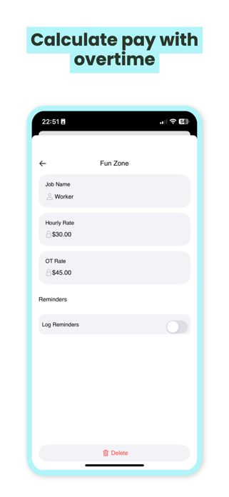 Timesheet Hours Tracker Screenshot 3 of 5