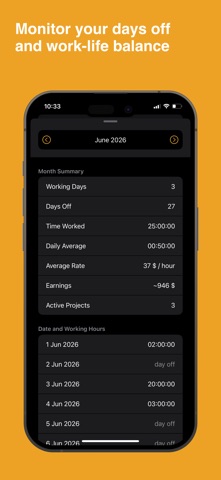 TimeCost Tracker Screenshot 7 of 8
