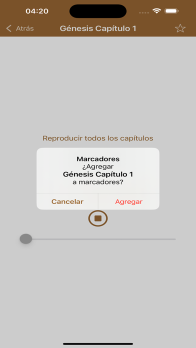 Santa Biblia Reina: Audiolibro Screenshot