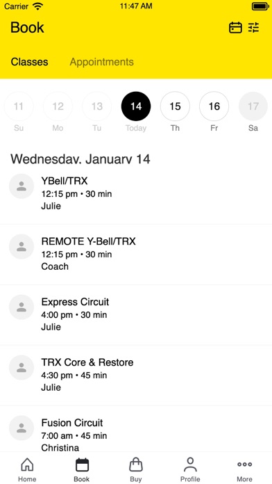 App screenshot