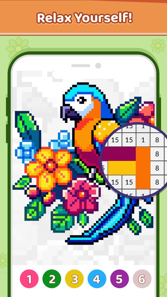 #3. Pixel Breeze - Color By Number (iOS) Podle: Crikey