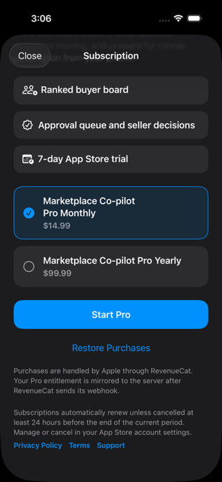 Marketplace Copilot Screenshot 10 of 10