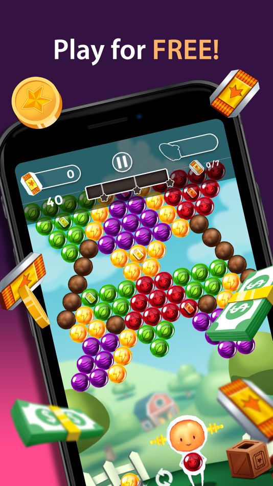 #6. Bubble Burst App (iOS) 由: WINR Games Inc.