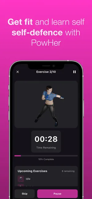 Self Defense Fitness - PowHer screenshot 2