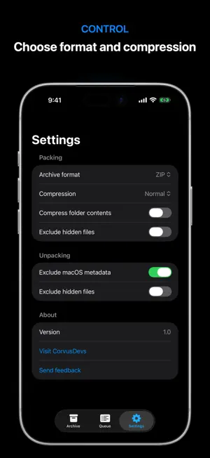 Stow: Zip, Unzip & Archive screenshot 3