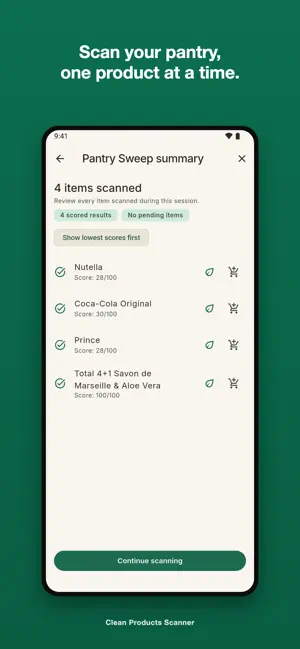 Clean Products: Barcode Scan screenshot 4