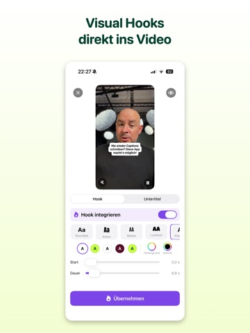 CaptionHook iPad screenshot