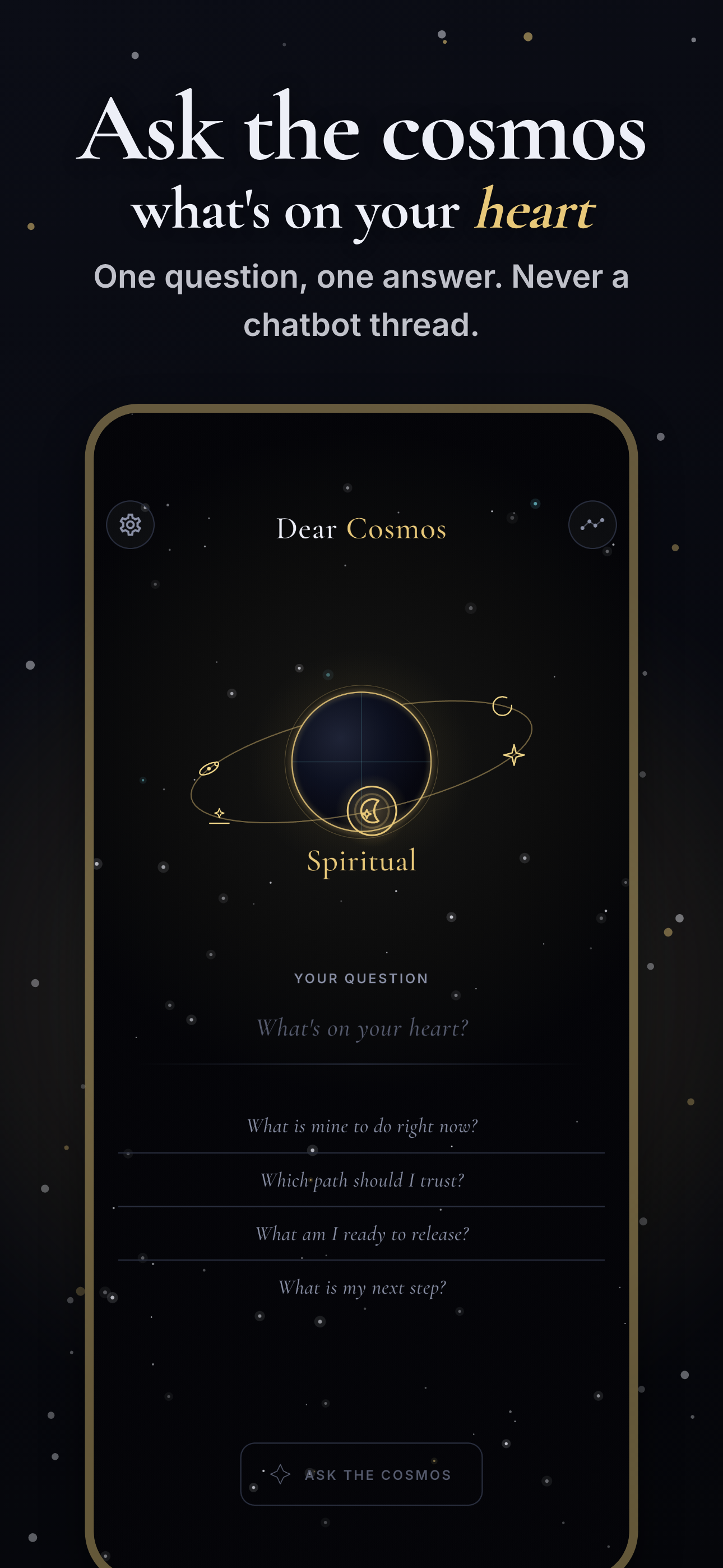 Dear Cosmos: Spiritual Guide screenshot 2