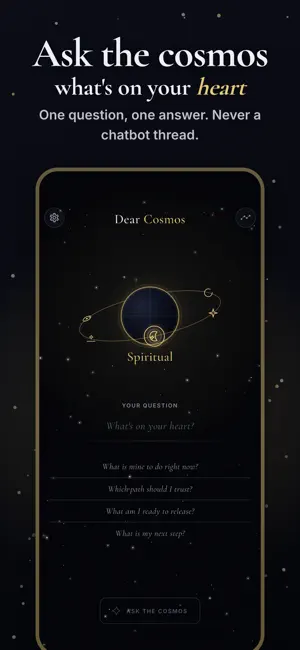 Dear Cosmos: Spiritual Guide screenshot 2