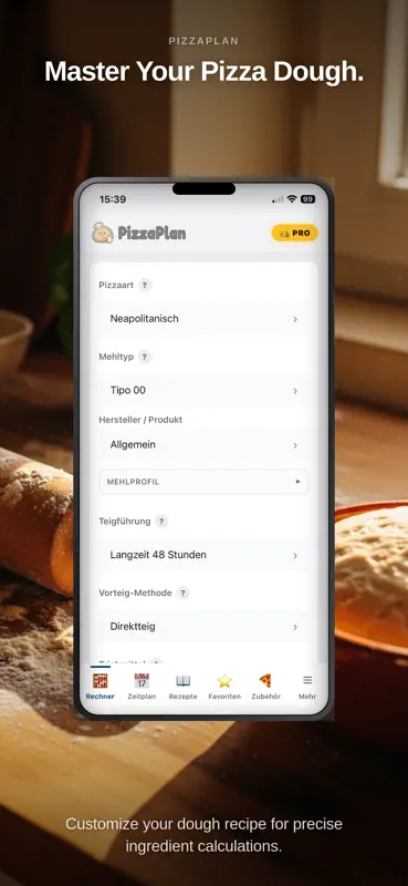 PizzaPlan - Dough Calculator screenshot 1 of 8