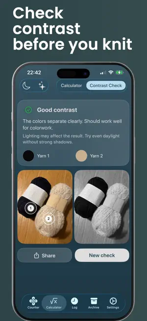 Strikketeller screenshot 3