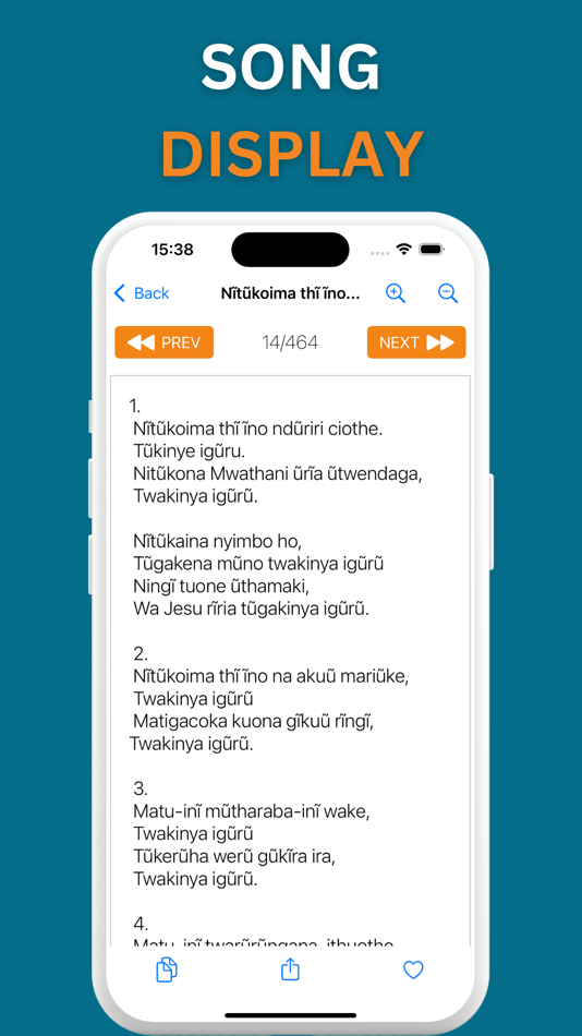#3. Nyimbo Cia Kiroho (iOS) 由: Cheruiyot Patrick