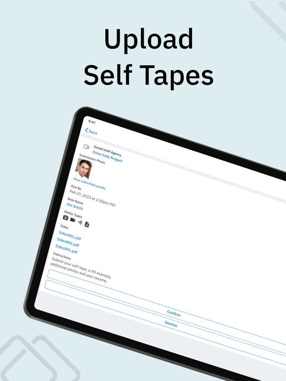Casting Networks iPad screenshot 4 - Productivity app