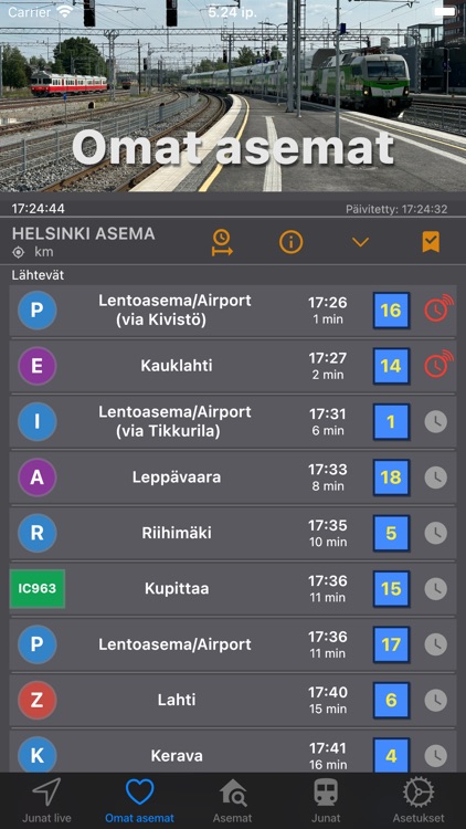 JunatNyt Trains Finland screenshot-8