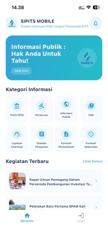 SIPITS Mobile iPhone screenshot 2