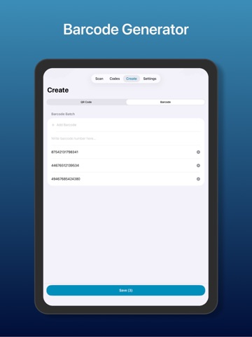 QR & Barcode Scanner: CodeScan iPad screenshot