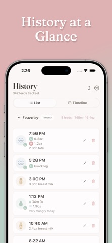 Milk & Minutes: Pump Stash iPhone screenshot