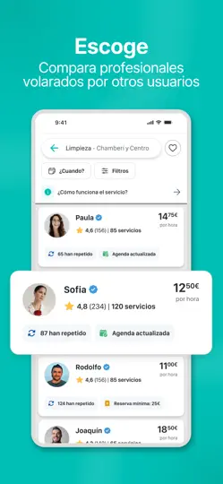 Captura de pantalla de Webel - Servicios A Domicilio en iPhone 4