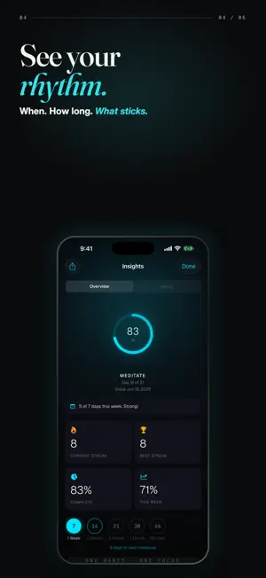 Eunho: Minimal Habit Tracker screenshot 4