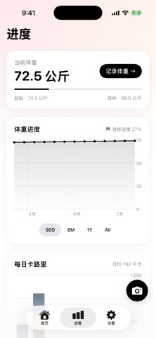 KCalAI - AI拍照识别食物热量 screenshot