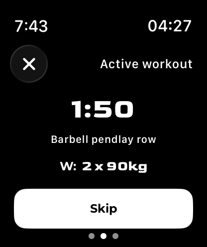 Virtus Athlete Gym Workout Log