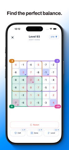 Zeroki: Math Puzzle Game Screenshot 1 of 5