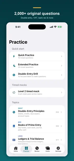 Bookkeeping Level 2 Prep screenshot 3