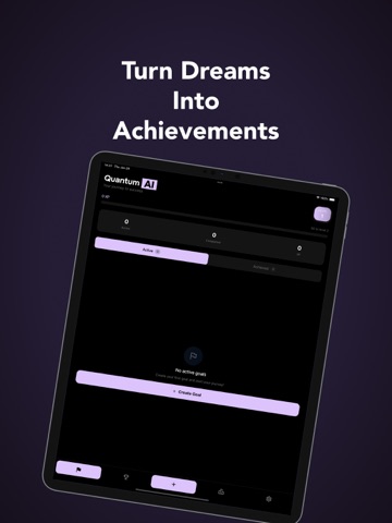 Quantum AI: Conquer your goals iPad screenshot