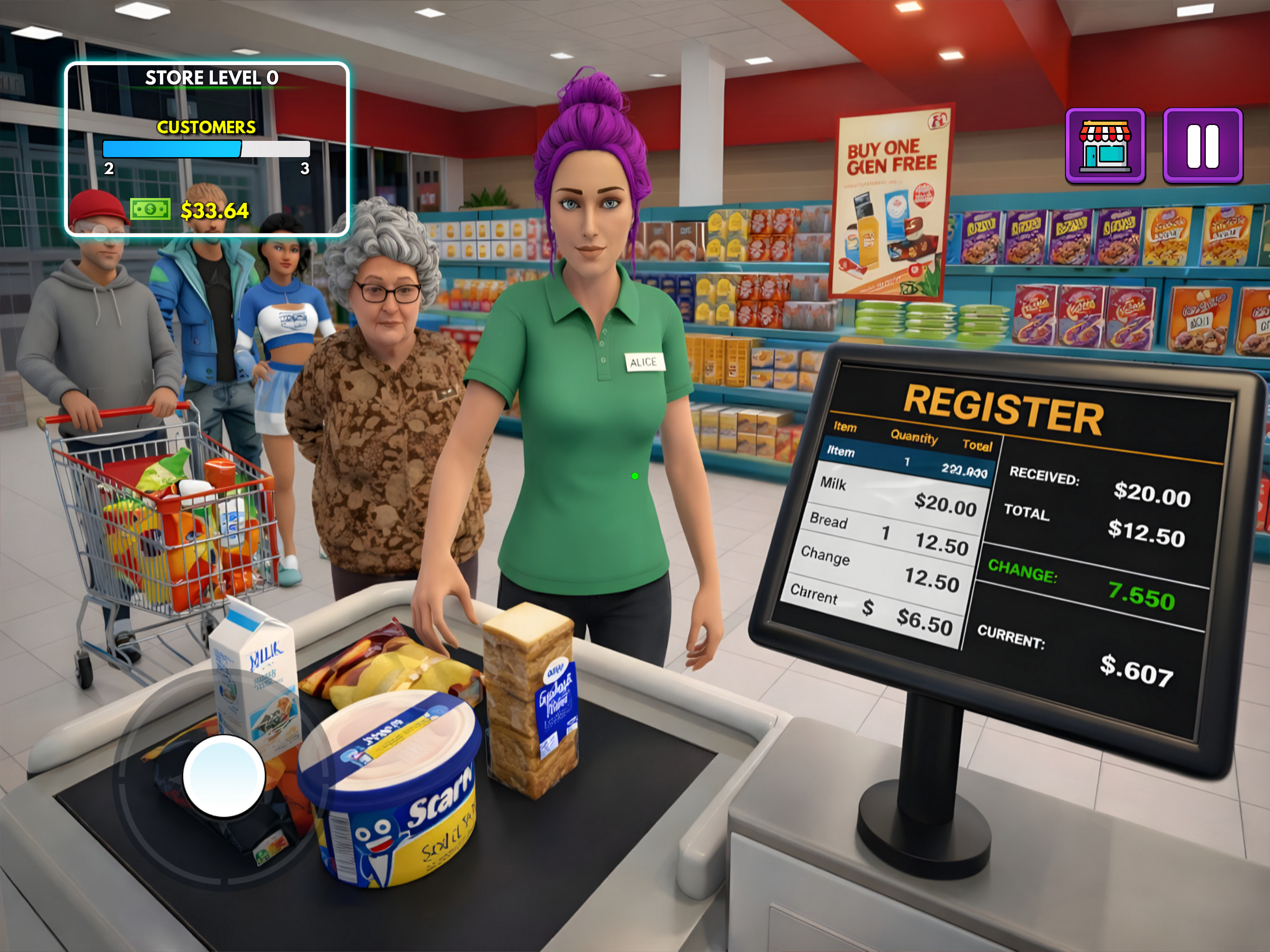 My Super City Market Sim 3D